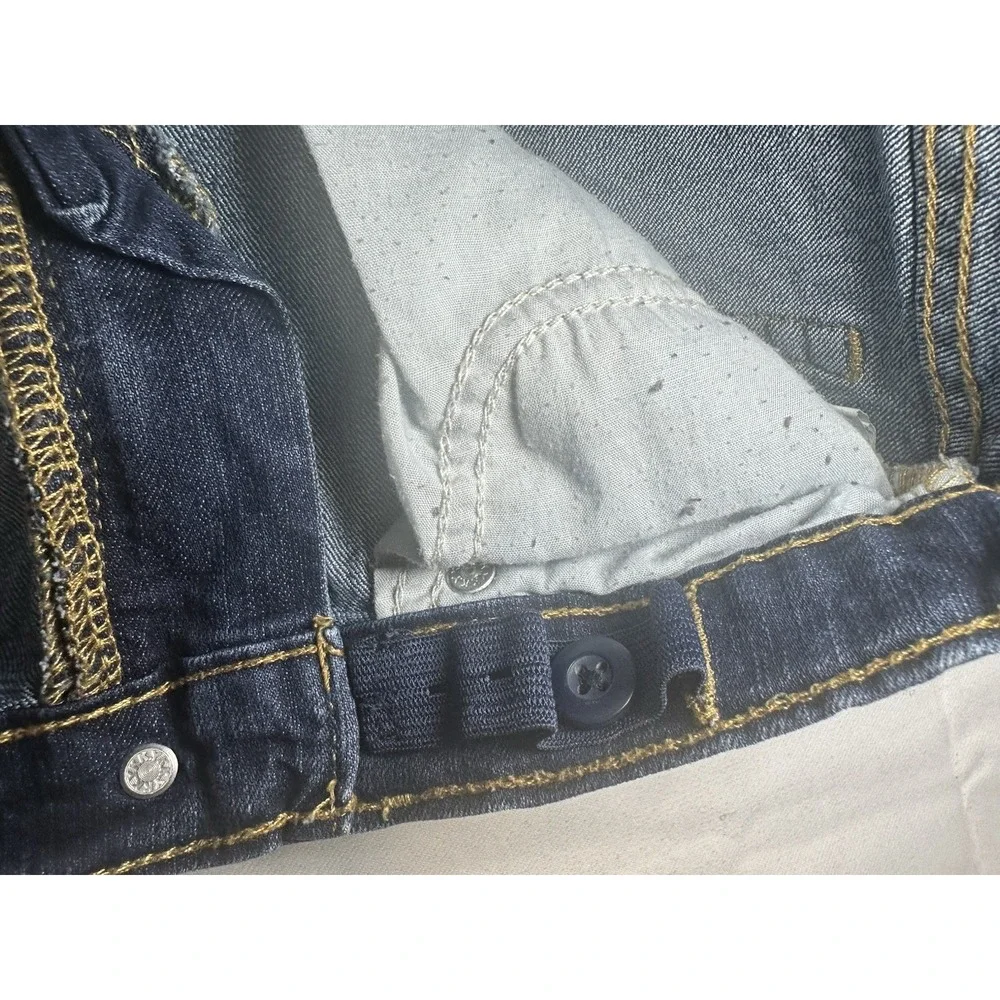 The Children's Place Girls Super Skinny Jeans Size 12 Dark Wash Denim Adjustable